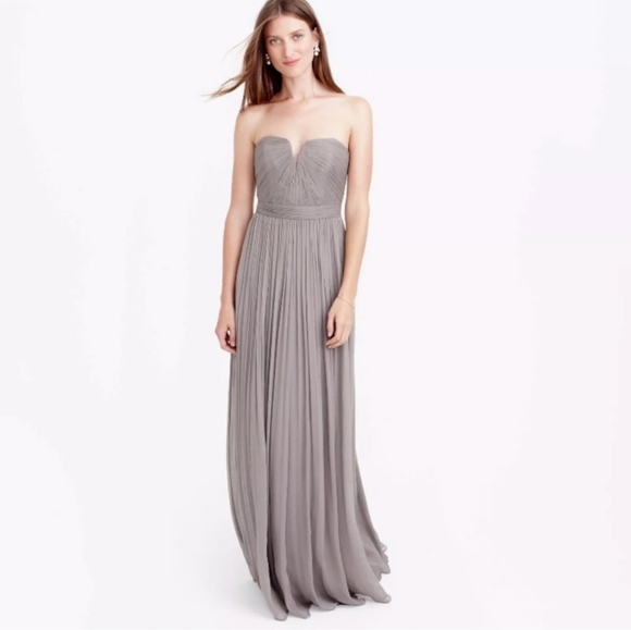 J. Crew Dresses & Skirts - J. Crew • Nadia silk chiffon formal dress